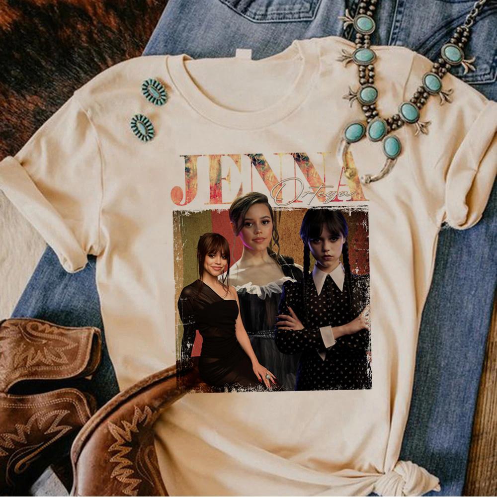 Футболка Jenna Ortega женская Японская уличная футболка женская Японская одежда