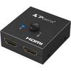 PORTTA HDMI Switch Splitter 4k 2 Port HDMI Commutateur Répartiteur Bidirectionnel 1 In 2 Out / 2 Entrée 1 Sortie HDCP 2.2 Ultra HD 4