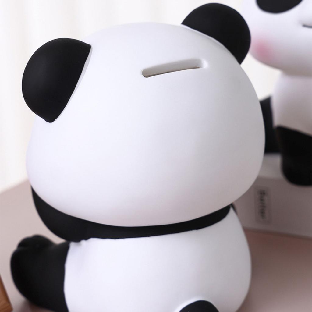 Держатель для монет с защитой от падения Удобный кейс для хранения денег Автоматическая коробка для сбора денег Копилка-панда