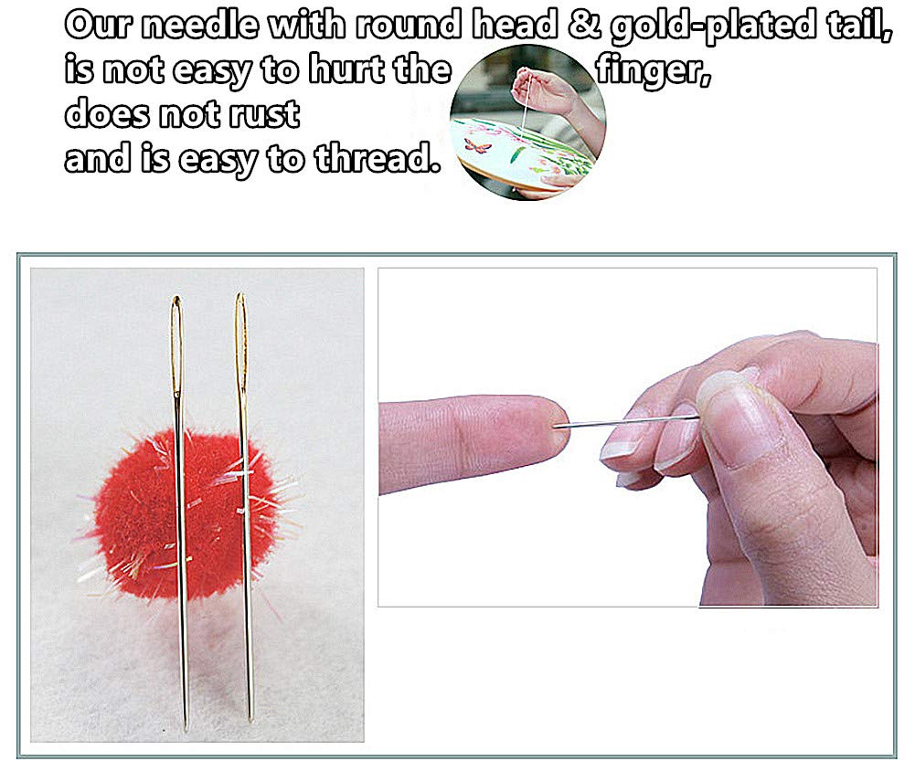 Awesocrafts Cross Stitch Stamp Kit Cozy Evening Easy Pattern Cross Stitch Embroidery Needlework Kit 14CT 2 Strands