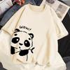 Футболка с короткими рукавами Cotton Bear, женская, лето 2025, новинка Harajuku Wind Design, белая футболка с короткими рукавами