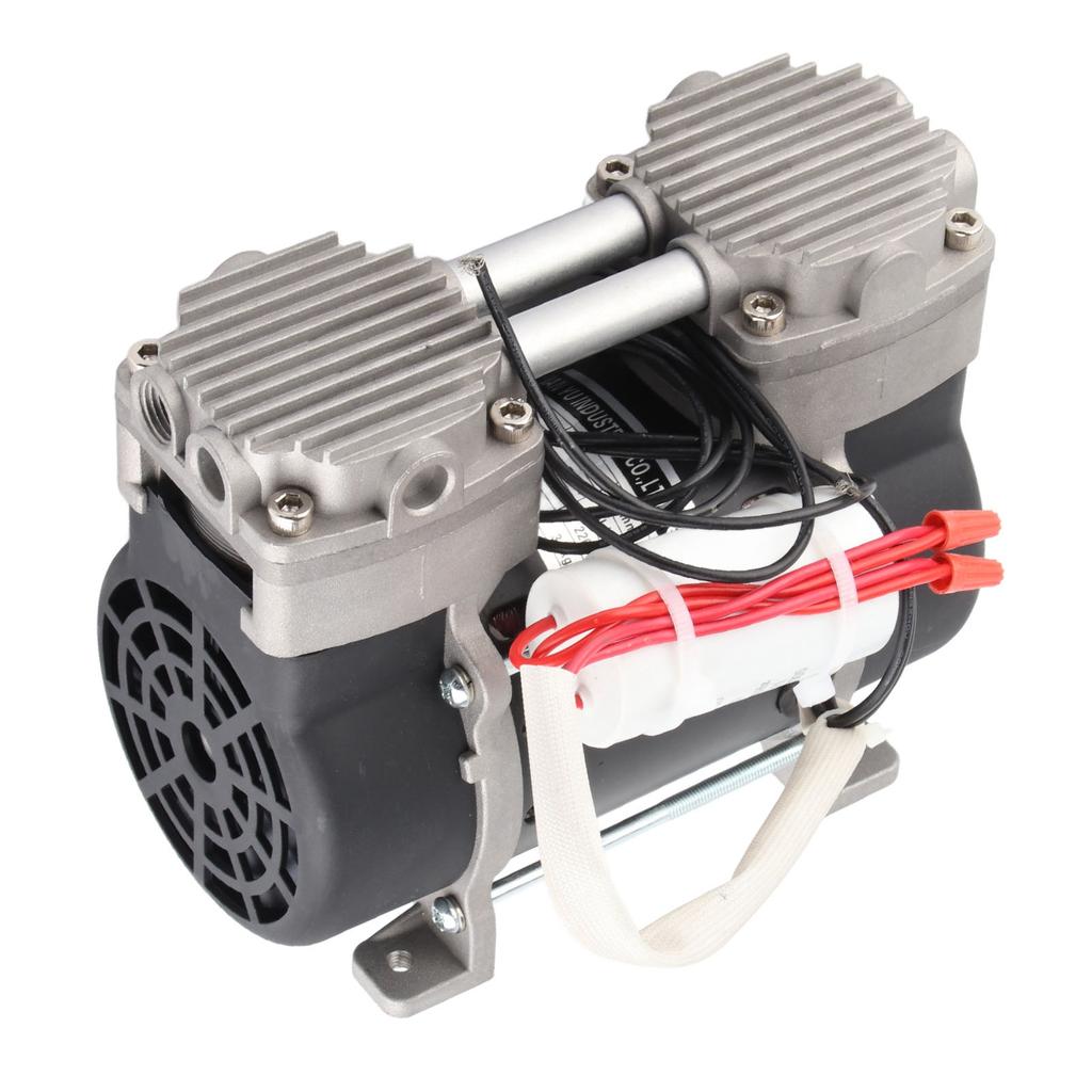 Безмасляный воздушный вакуумный насос с низким уровнем шума, с фильтром-глушителем, 220 В 130 Вт для машинного оборудования