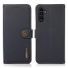 KHAZNEH for Samsung Galaxy A57 5G Case Genuine Cow Leather RFID Blocking Wallet Phone Cover