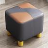 Small Stool, Soft Bag, Doorstep Shoe Changing Stool, Living Room Sofa Stool, Solid Wood, Creative Pedal Coffee Table Stool