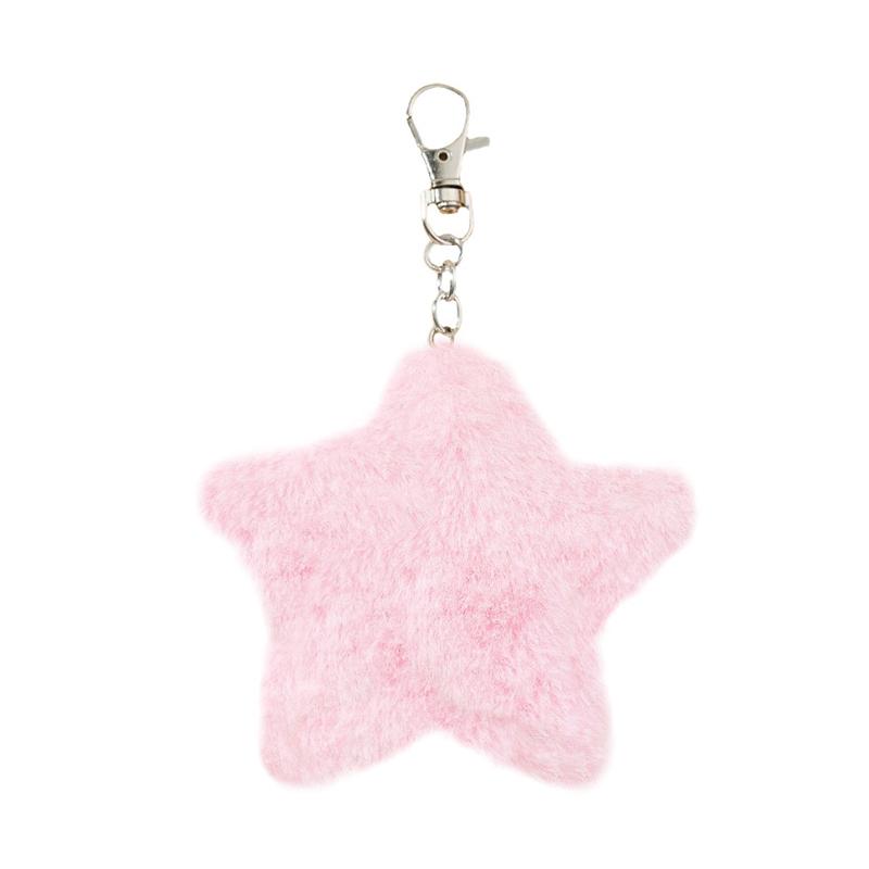 Furry Star Decorations Keychains Rings Holders Bag Pendants Gift Accessories