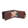 Jiameida Men's Genuine Leather Anti-Theft Card Holder with Multiple Slots