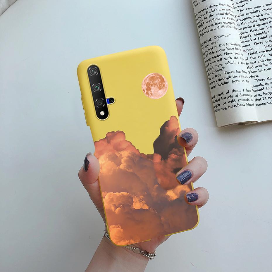 For Honor 20 Case For Honor 20 Pro YAL-AL10 Cover Cute Cat Cartoon Painted Phone Case For Honor20 20Pro YAL-L21 Soft Bumper Capa