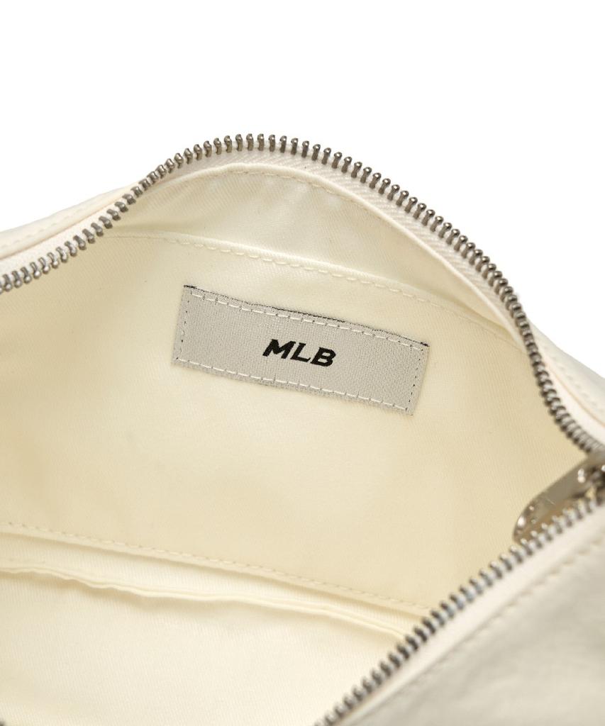 Mlb Базовая винтажная нейлоновая сумка-хобо НЙ (слоновая кость)
