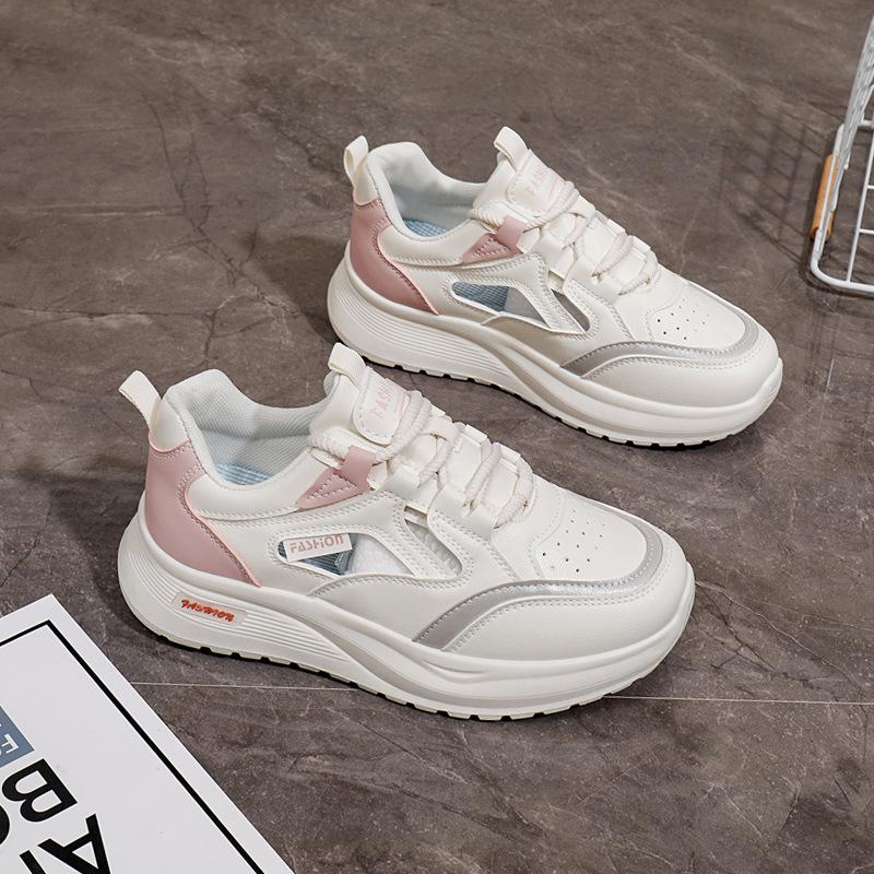 Ins Korean Version Hollow Dad Shoes Women's 2025 Summer New Breathable and Lightweight Student Casual Sports Shoes Women's Q195