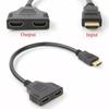 Hdmi 2 Dual Port Y Splitter 1080P Hdmi V1.4 Male To Double Female Adapter Cable