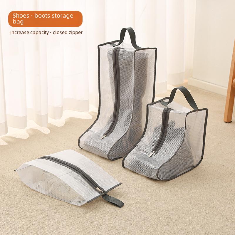 Waterproof Shoe Storage Bag for Home and Travel - Multi-functional Portable PVC Cover To Keep Boots Dust-Free