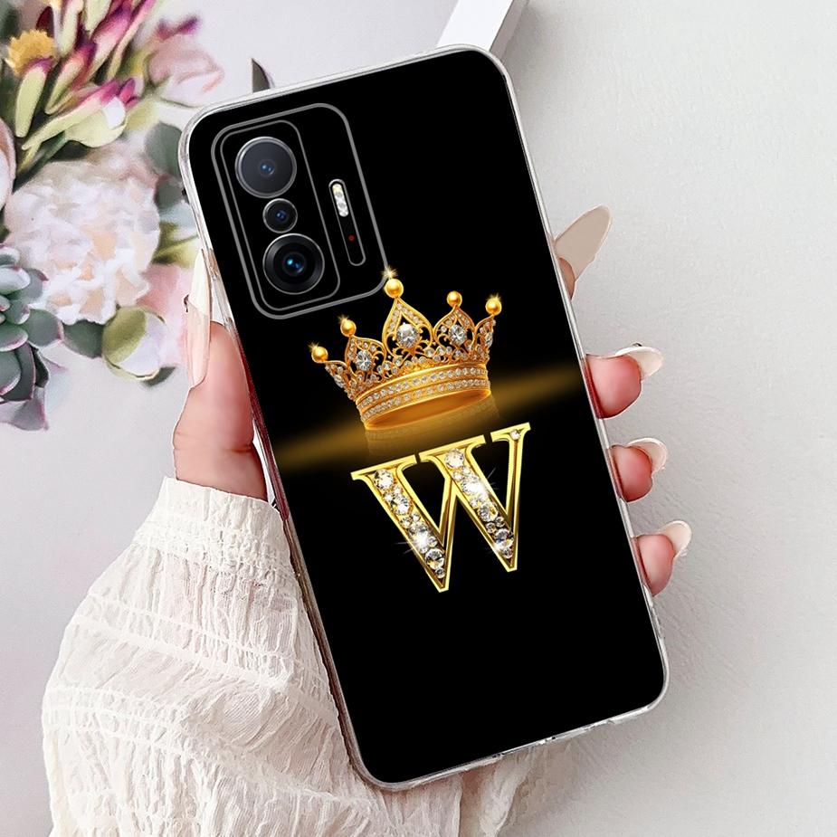 For Xiaomi 11T Pro Case Luxury Fashion Letters Cover Clear Silicone Phone Case For Xiaomi Mi 11T Pro Mi11T 5G Soft Fundas Bumper