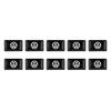 10Pcs 3D Styling Car Epoxy Emblem Stickers For Volkswagen VW Polo Golf GTI Magotan Tiguan Jetta MK6 MK8 Passat Decor Accessories zf6