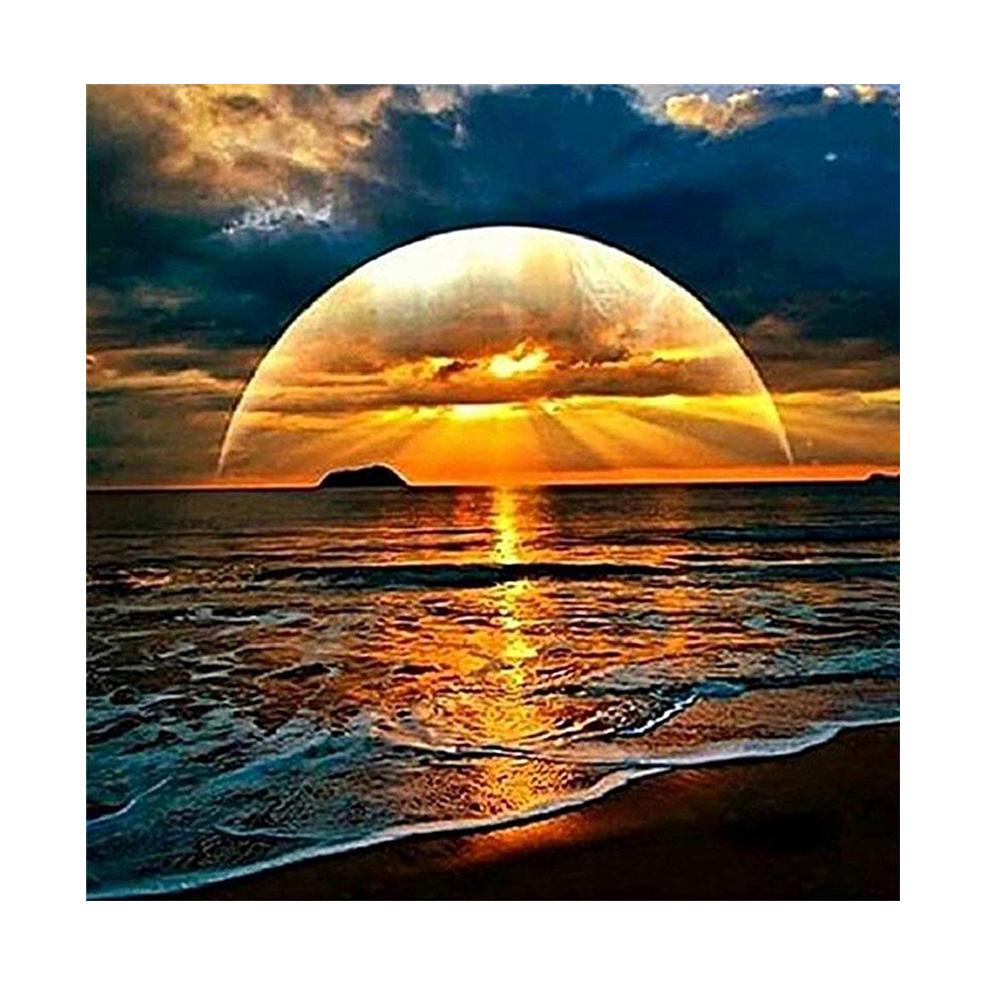 Настенная наклейка 5D алмазная живопись полный алмаз Флора и фауна круглая алмазная мозаика узор Diy ручная работа украшение дома живопись