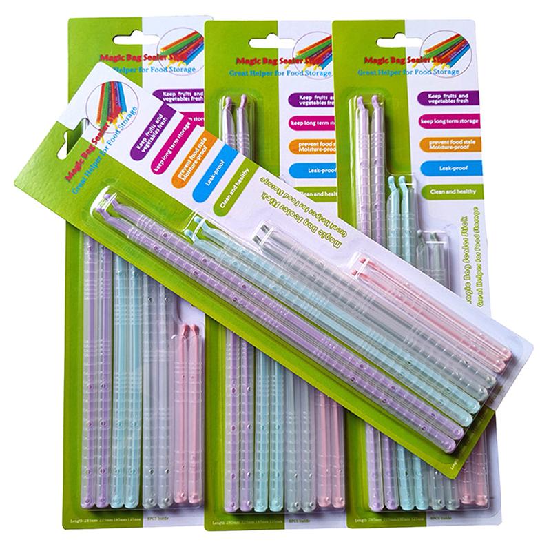 Зажим для пластикового пакета, сумка для хранения палочек, зажим для герметика для дома, зажим для закусок
