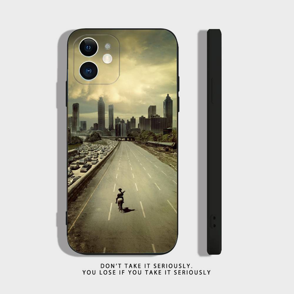 TWD T-The Walking Dead Phone Case For iPhone 17 16,15,14,13,12,11,Pro,XS,Max,XR,Plus,Mini Soft Silicone Black Shockproof