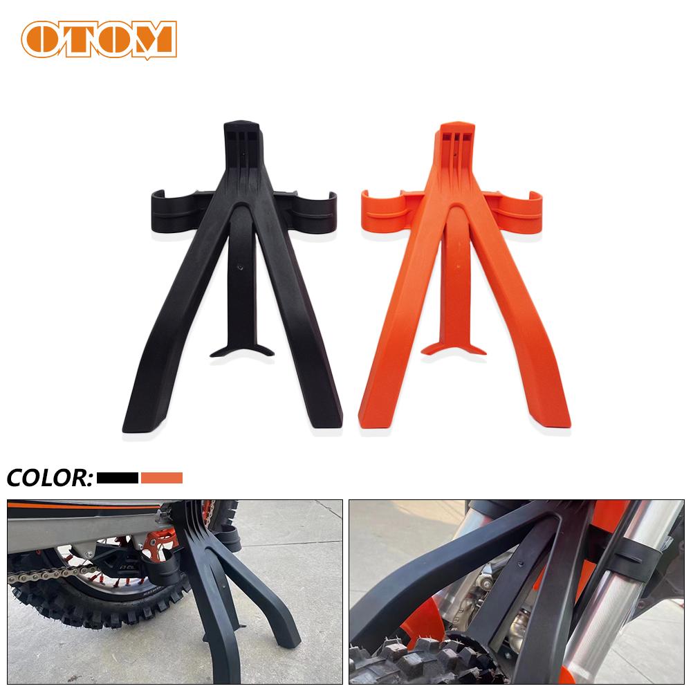 Motorcycle Fork Brace Side Stand Plug-in Front Support Triangle Bracket Tool Universal For KTM KEWS Motocoss Pit Bike Kickstand