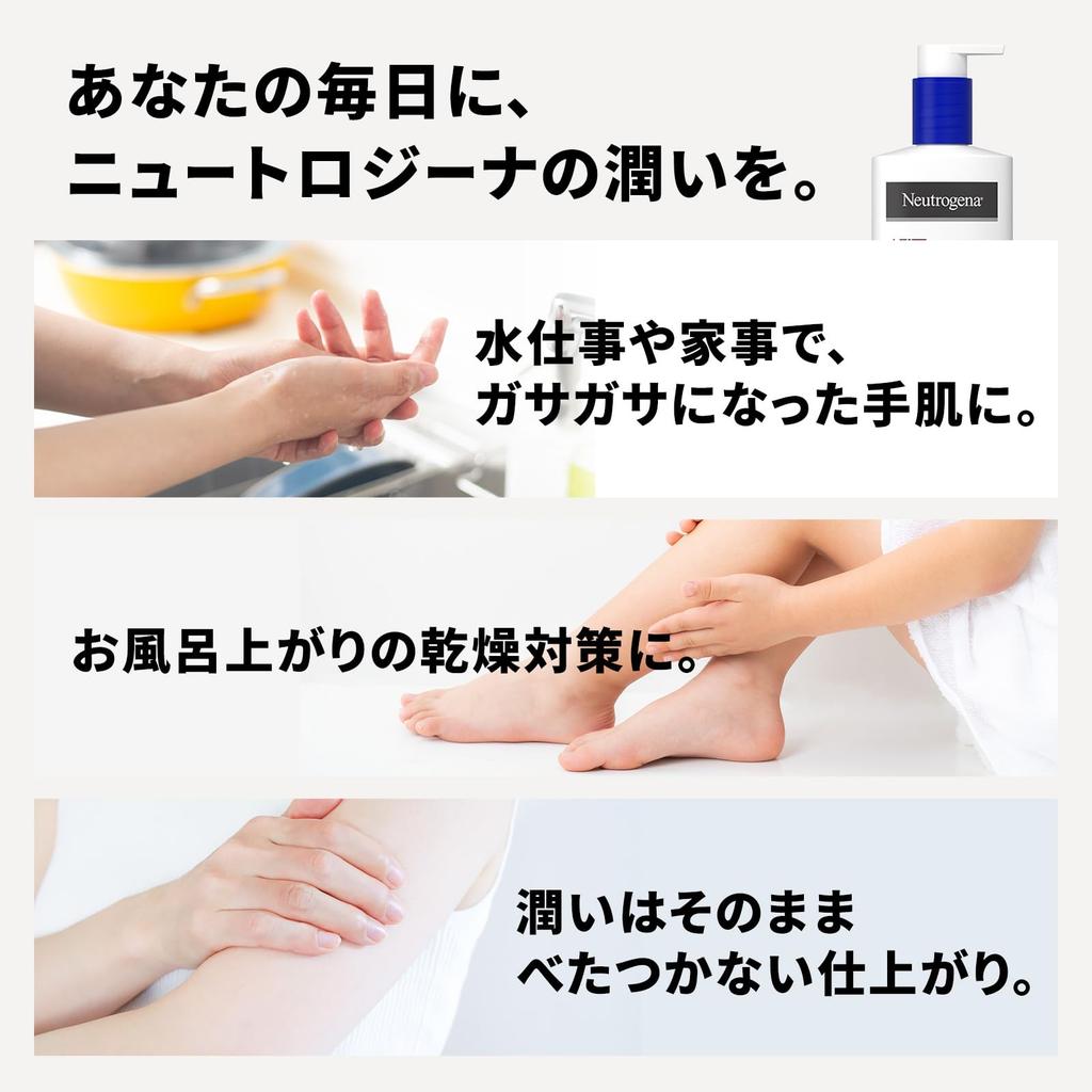 Neutrogena Norwegian Formula Deep Moisture Body for Dry Summer Milk, Skin, Fragrance-Free, 450ml, Non-Greasy,