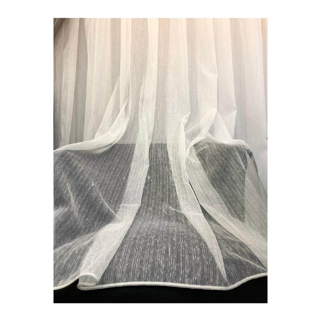 Штора из льняного тюля 1/3 (частый) Свая Гюльсемперде1023