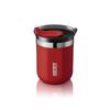 WACACO Octaroma Classico Vacuum Insulated Coffee Stainless Steel Travel Cup with Drinking 6 Fl Oz Carmine Red Cup, Double-Walled Lid, (180 Ml),