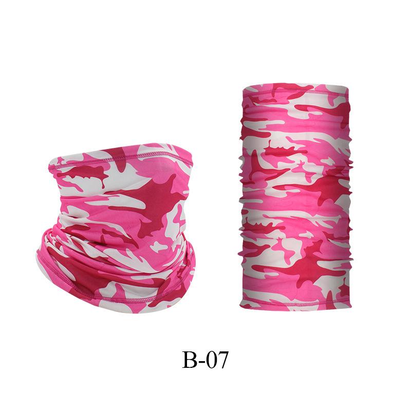 Защита от ультрафиолета Ice Silk Face Cover Neck Tube Outdoor Sports Bandana Scarf Дышащий шарф для пешего туризма Neck Gaiter Bandana