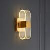 New Elegant and Warm Modern Nordic Style Acrylic Aluminum Wall Lamp - Fashionably Simple Luxury Bedside Light with Lustre, Perfe