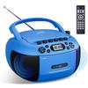 Портативный Bluetooth CD и кассетный плеер с радио