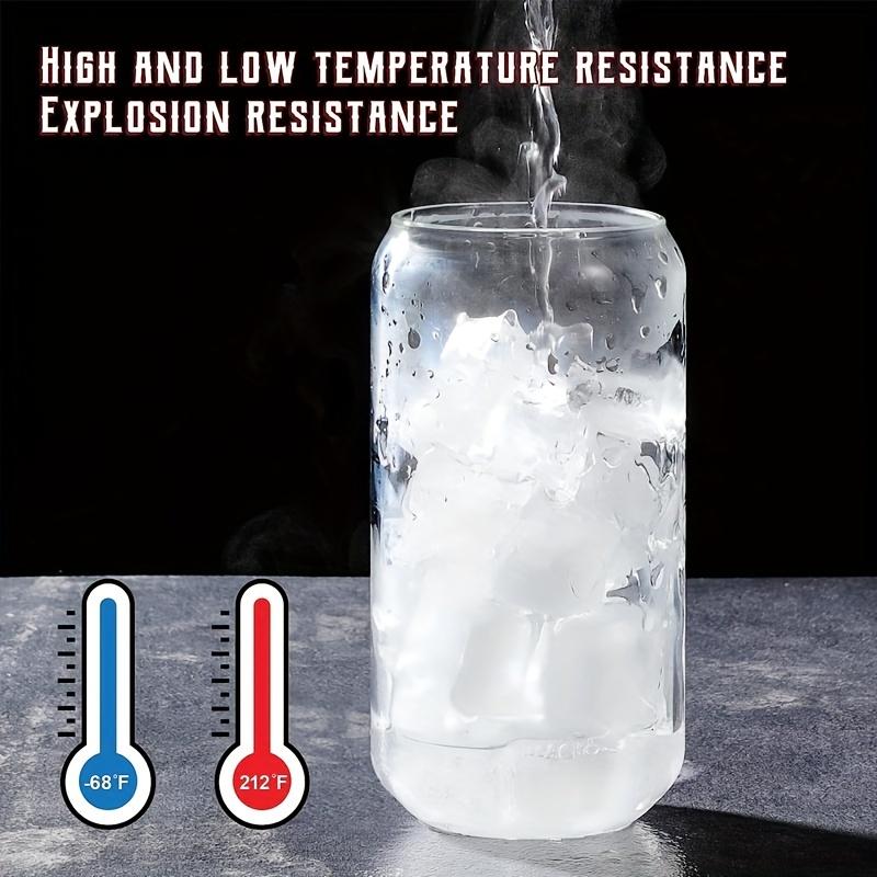 Стакан для питья с соломинкой 4 шт. Набор Форма банки Для пива Кофе со льдом Виски Содовая Чай Вода с 2 щетками для чистки