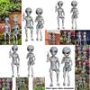 Outer Alien Space Garden Statue Figurine Ornaments Home Yard Decor Sculpture