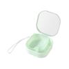 Portable Cosmetic Storage Box with Mirror Jewelry Box Colorful Hair Tie Organizer  Travel