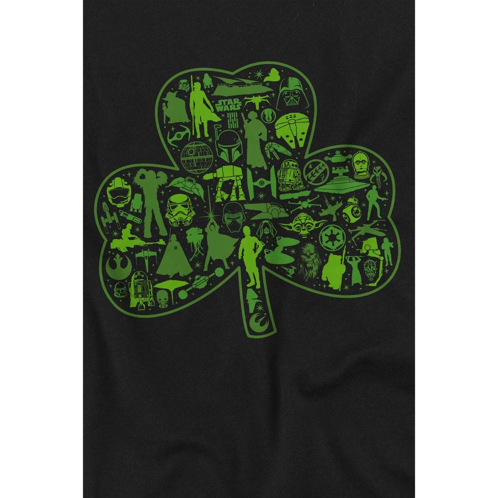 Star Wars Childrens/Kids Clover Icons St Patricks Day T-Shirt