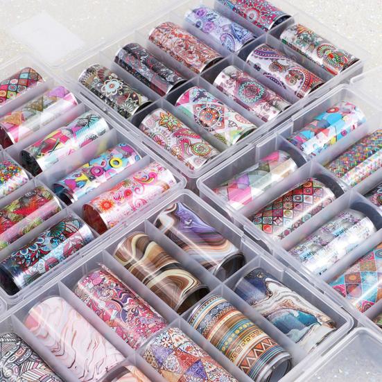 Изысканные наклейки для дизайна ногтей, красочная ультратонкая наклейка с кленовым листом