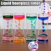 Жидкостной таймер-песочница с пузырьками Сенсорная игрушка для детей и взрослых Снятие стресса Аутизм Настольный декор Домашний офис Успокаивающий подарок