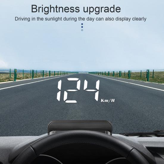1 комплект, регулируемый по яркости цифровой спидометр, Plug and Play, полезный авто OBD HUD, цифровой проекционный автомобильный спидометр
