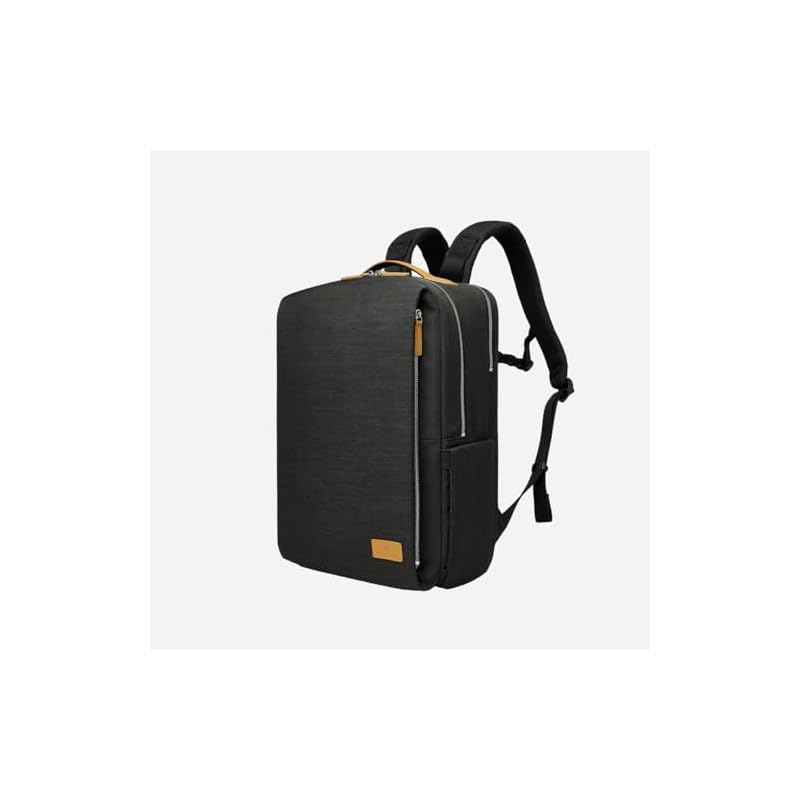 Умный рюкзак Nordace Siena Pro 15 с USB-портом - Рюкзак для 16-дюймового ноутбука, 20 л, Ежедневный рюкзак для путешествий, повседневного использования и работы, Черно-коричневый,