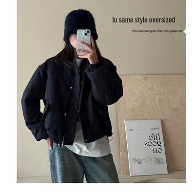 Ветрозащитная спортивная куртка с хлопковой подкладкой в корейском стиле Lulu