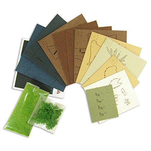 Sankei Миниатюра Studio Ghibli Принцесса Мононоке Лесной дух Масштаб 1:100 Бумажная модель MP07-43