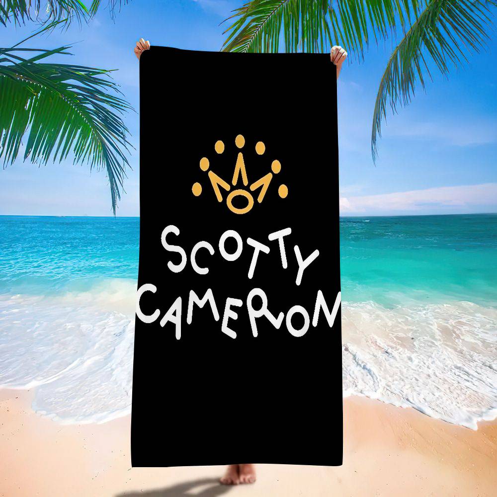 Гольф S-scotty C-camerons Аниме Аниме Пляжное Полотенце для плавания Мягкое Впитывающее Мочалка Детские Подарки Для Детей Путешествия Кемпинг Спортзал