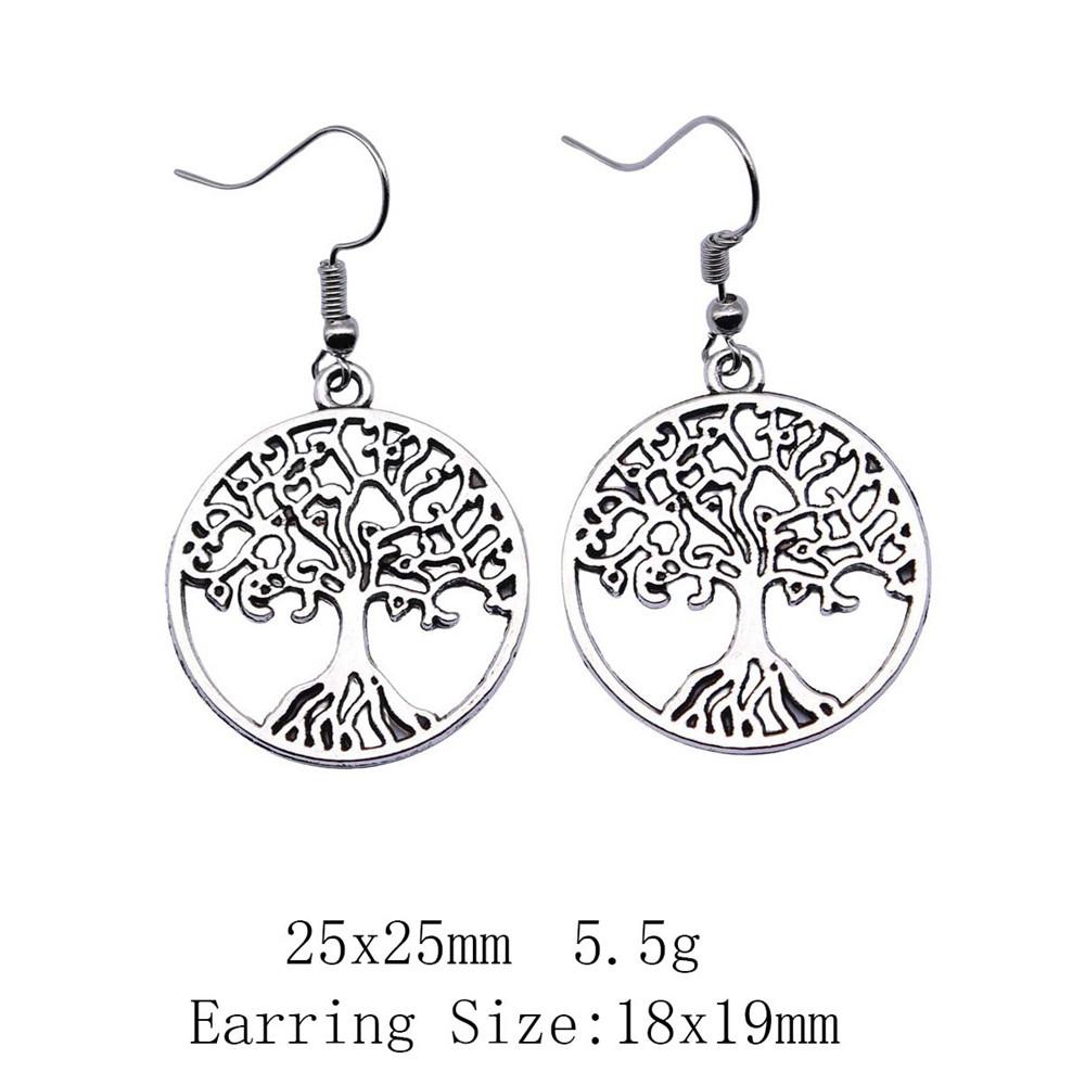 Graduation Kawaii Earrings Plant Tree Of Life Drop & Dangle Earring Art Supplies Long Earrings For Women