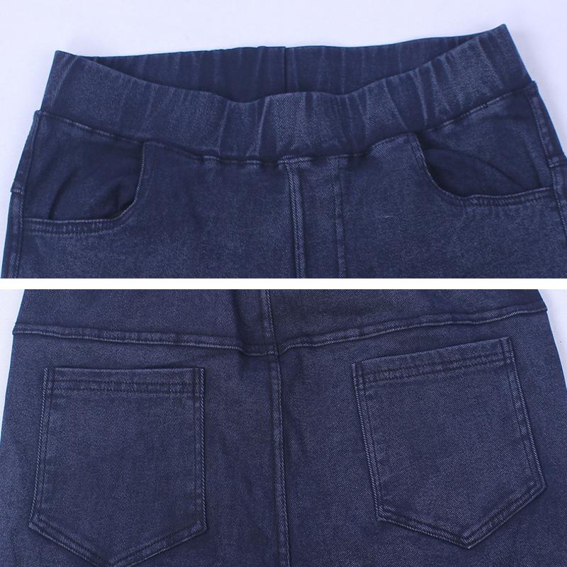 Женские джинсовые легинсы