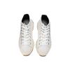 New MLB Chunky High Anti Slip Wear Resistant High Top Canvas Shoes Unisex White 32SHU1111-50I