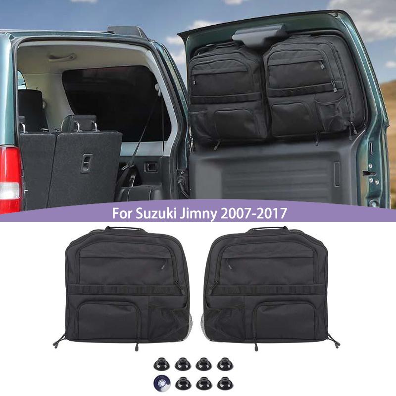 Автомобильная сумка-органайзер для задней двери, подходит для Suzuki Jimny 2007-2017, укладка автомобильных аксессуаров