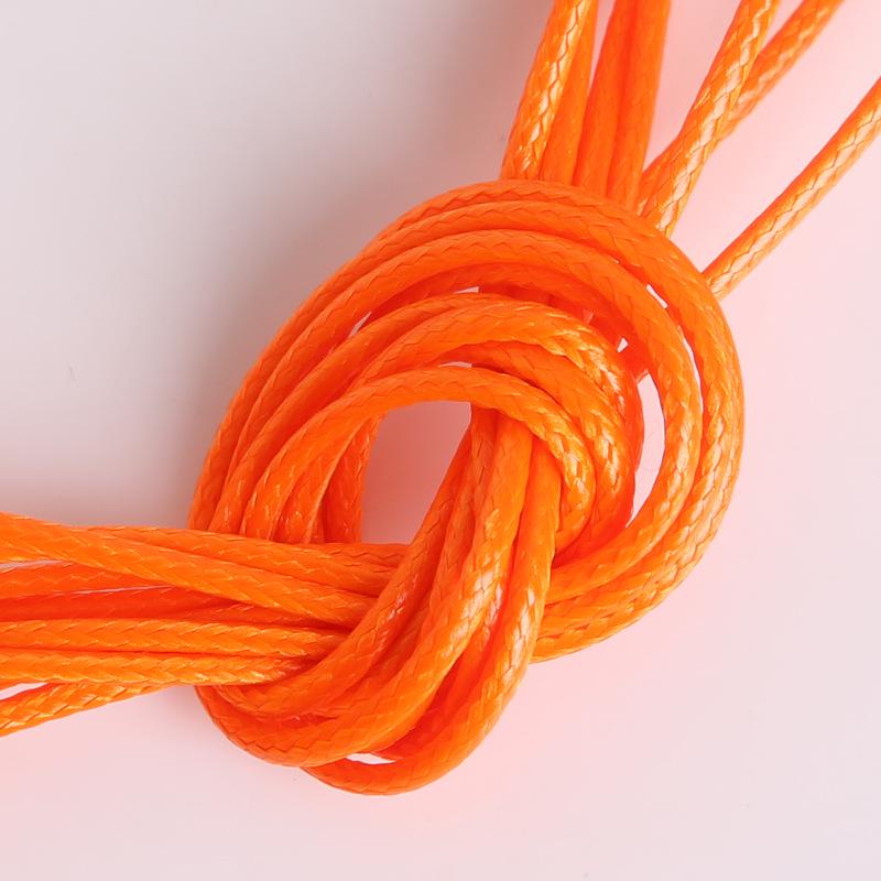 Корейский вощеный шнур (1-2мм) для самодельных украшений: Шнур из искусственной кожи для ожерелий и браслетов