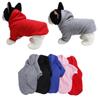Solid Color Pet Hoody Polyester Simplicity Pet Dog Clothes Small Dog Coat Chihuahua Puppy Sweatshirt For French Bulldog Clothes