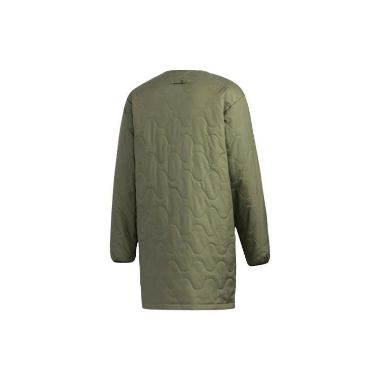 Adidas Оригинальный спортивный пуховик со съемной подкладкой и несколькими карманами, мужская верхняя одежда, зеленый GT7285