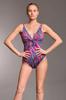 One-piece Swimsuit with Vacanze Italiane Print (101140)