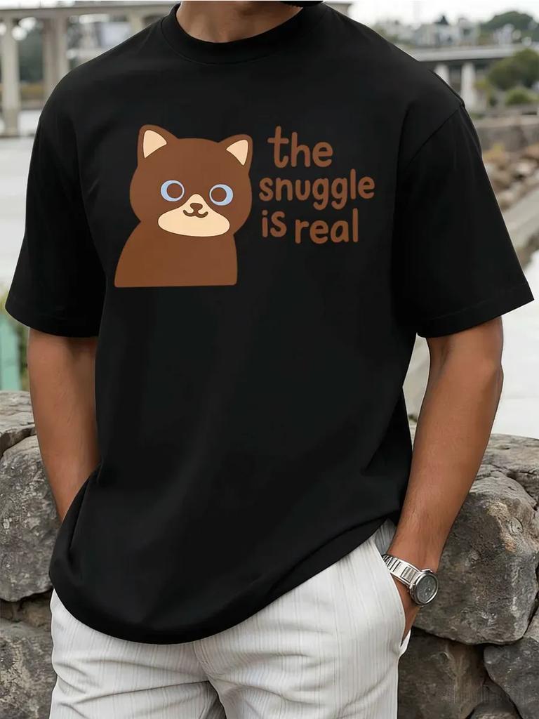 Funny T-Shirt with a Cat Design