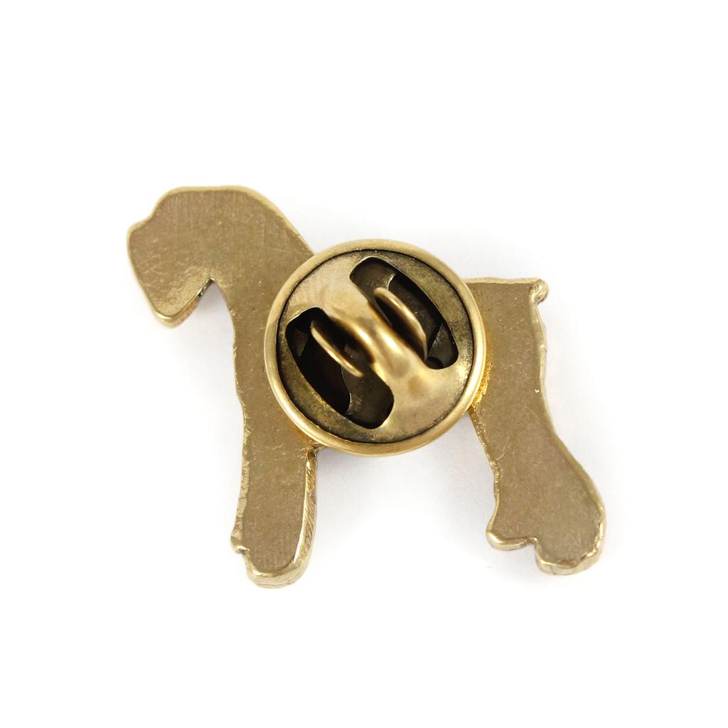 Schnauzer - Dog brooch in decorative box, elegant gold-plated pin, Art-Dog brand jacket pin