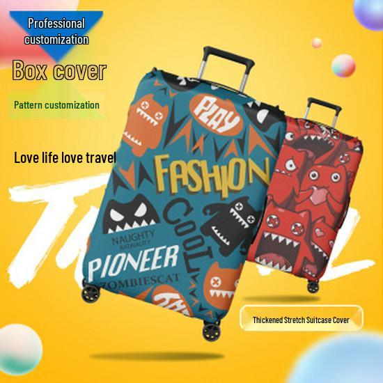 Индивидуальный усиленный кожаный чехол-сумка на колесиках от пыли