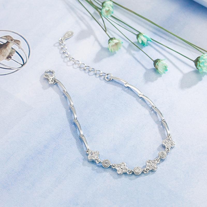 Линдон циркон браслет ювелирные изделия геометрические бусины браслеты-цепочки модный тонкий свадебный подарок для подруги женщин